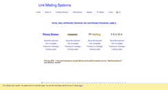 Desktop Screenshot of linkmailingsystems.com